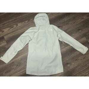 North Face Jacket with Hoodie Women Size Small Mint Green